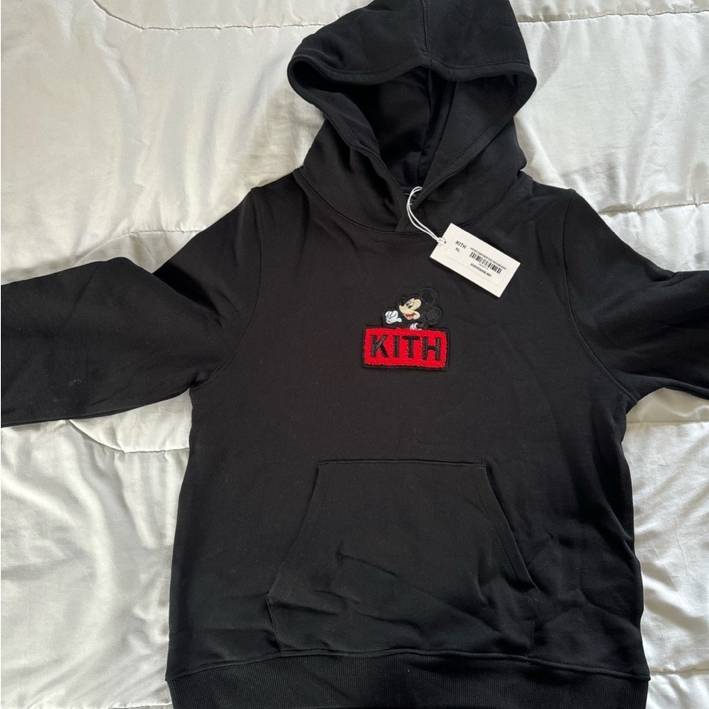 Kith Kids x Disney Mickey Hoodie XL Box Logo Rare Streetwear NWT Collector!!! - Picture 3 of 5
